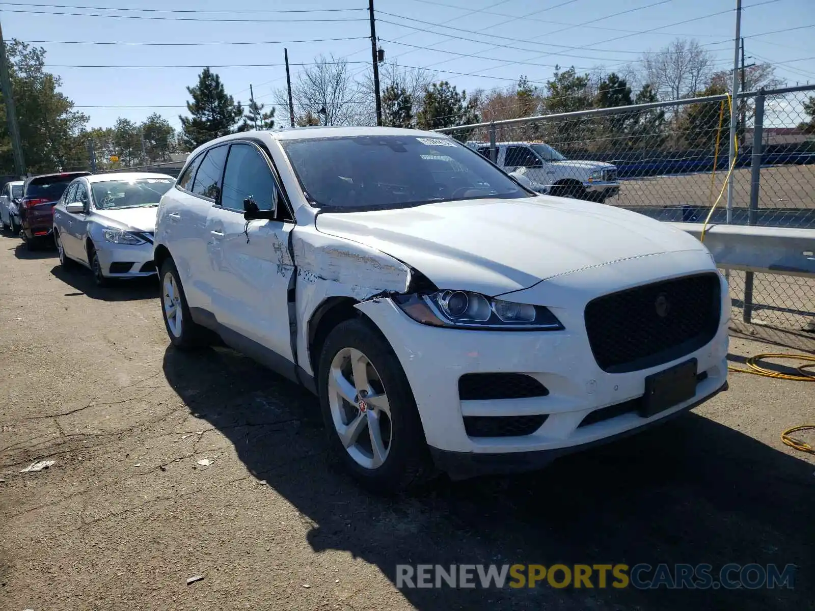 1 Photograph of a damaged car SADCJ2FX8LA644133 JAGUAR F-PACE 2020