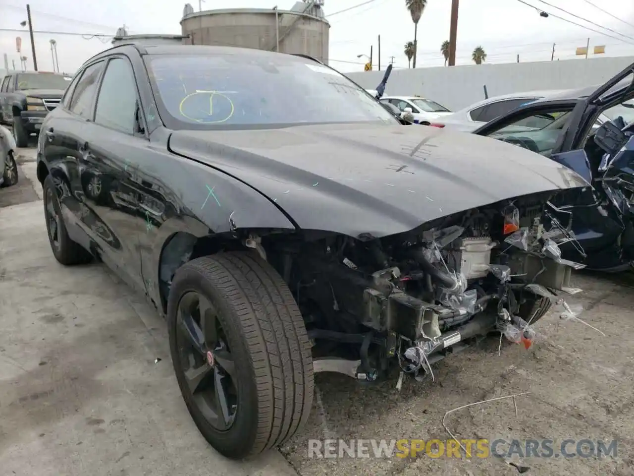 1 Photograph of a damaged car SADCJ2FX8LA655780 JAGUAR F-PACE 2020