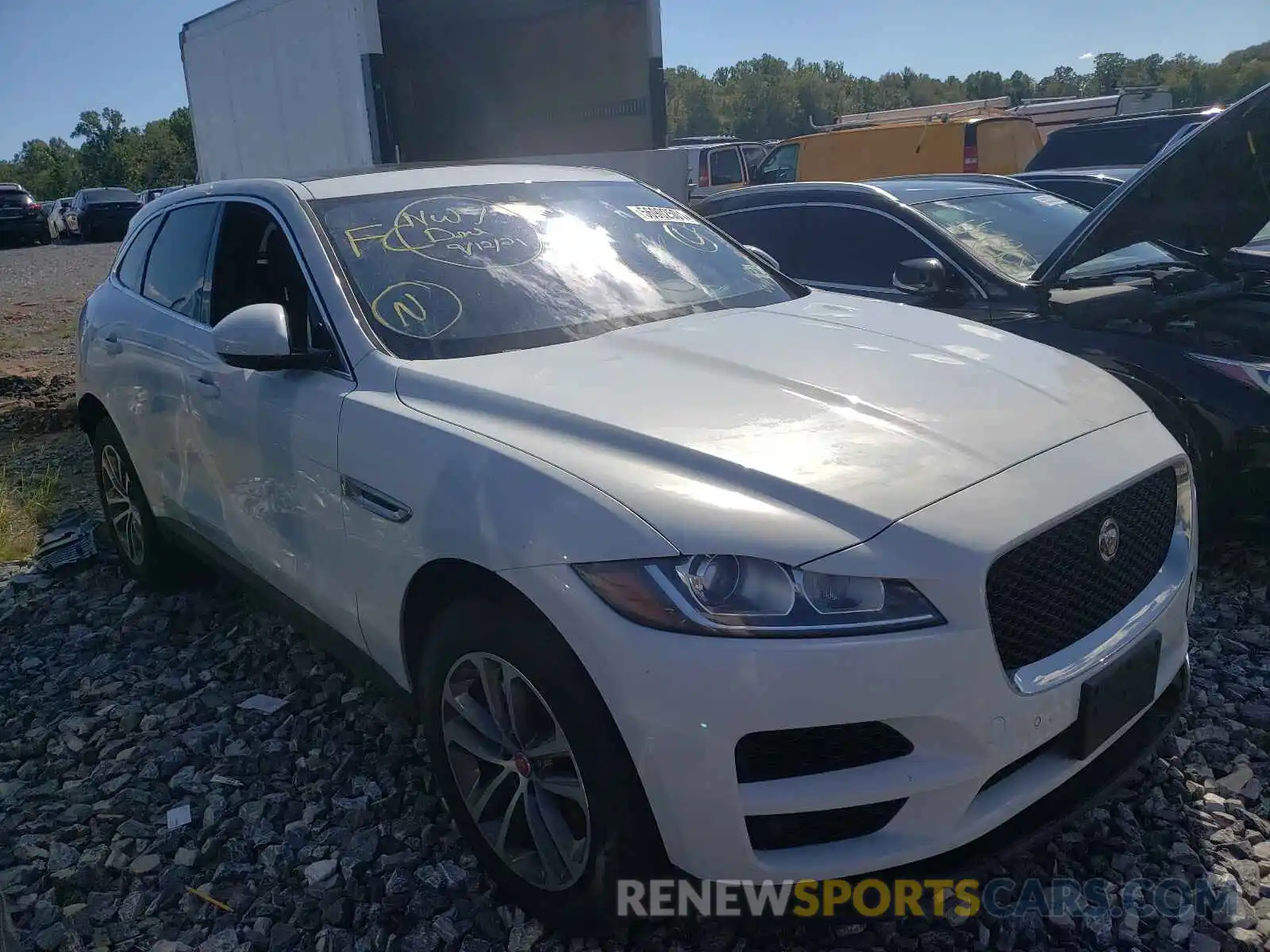 1 Photograph of a damaged car SADCJ2FX8LA657612 JAGUAR F-PACE 2020