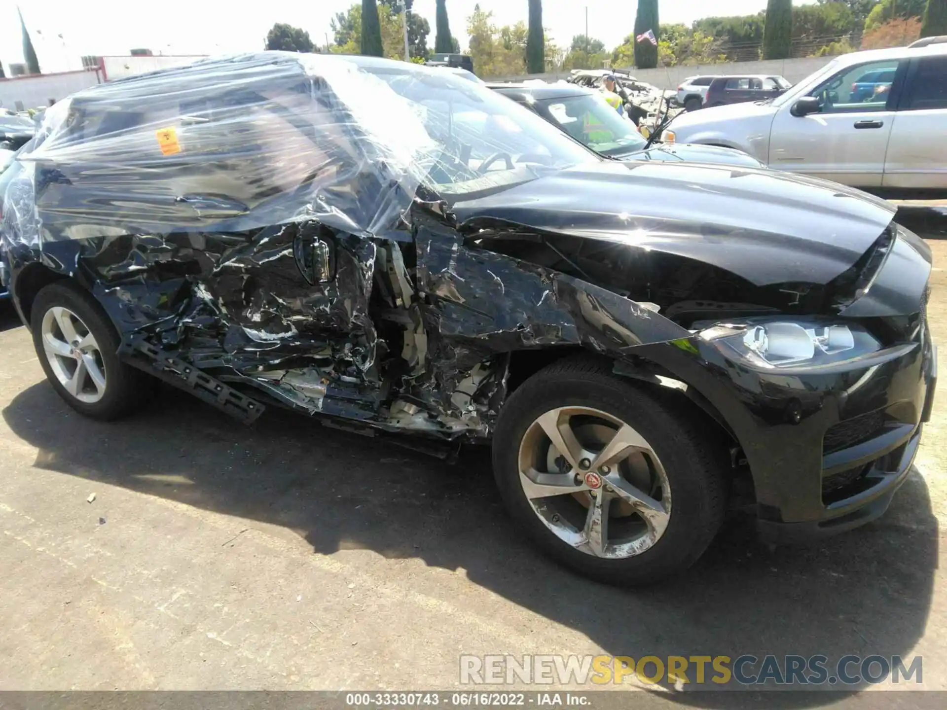 1 Photograph of a damaged car SADCJ2FX8LA660283 JAGUAR F-PACE 2020