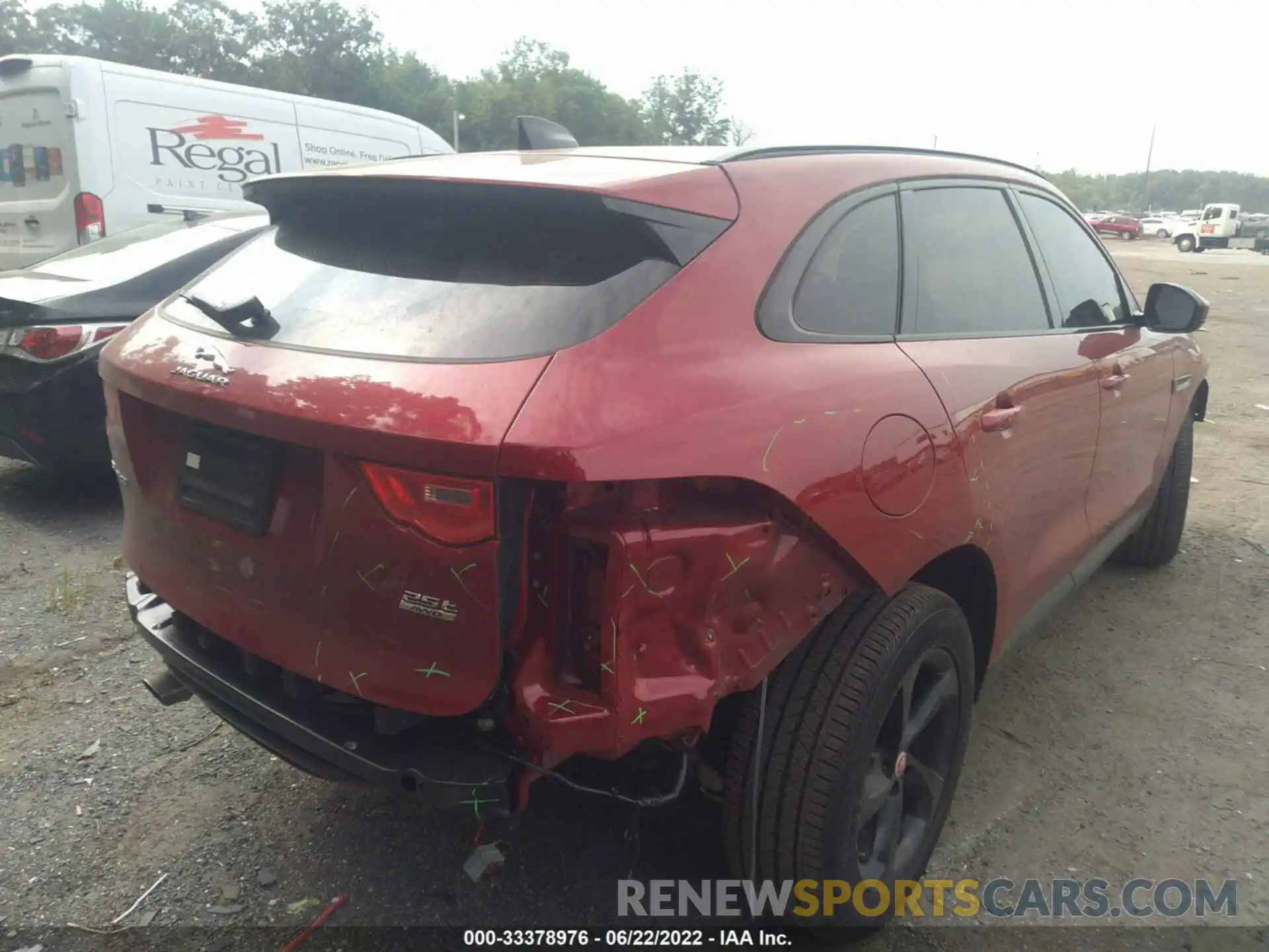 4 Photograph of a damaged car SADCJ2FX8LA660705 JAGUAR F-PACE 2020