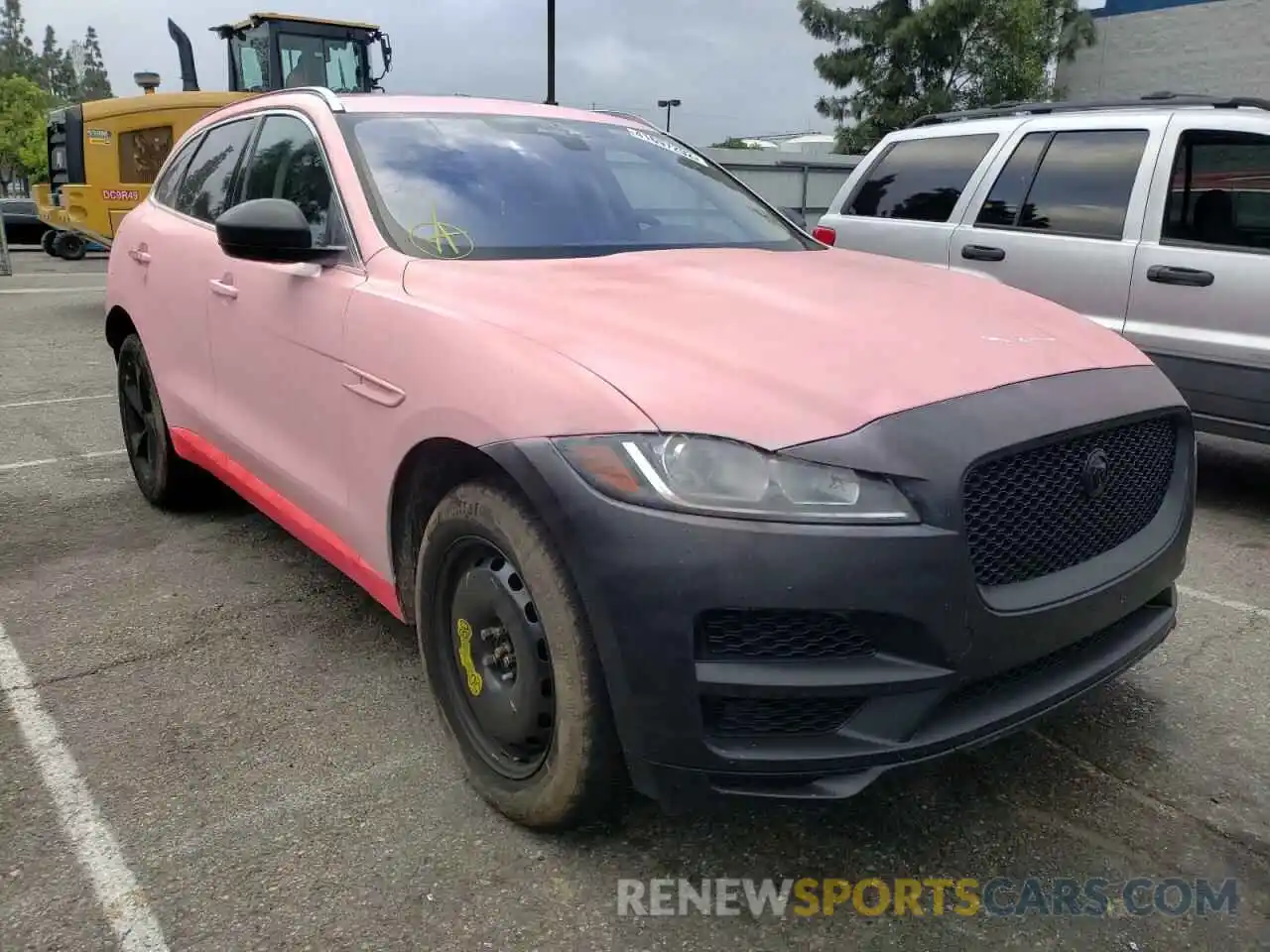 1 Photograph of a damaged car SADCJ2FX9LA621492 JAGUAR F-PACE 2020