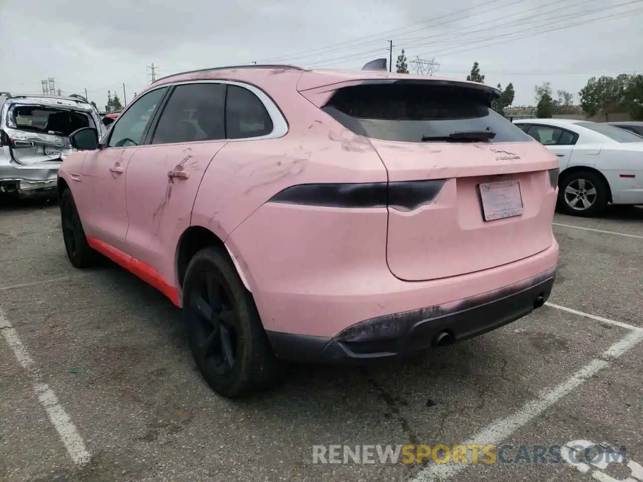 3 Фотография поврежденного автомобиля SADCJ2FX9LA621492 JAGUAR F-PACE 2020