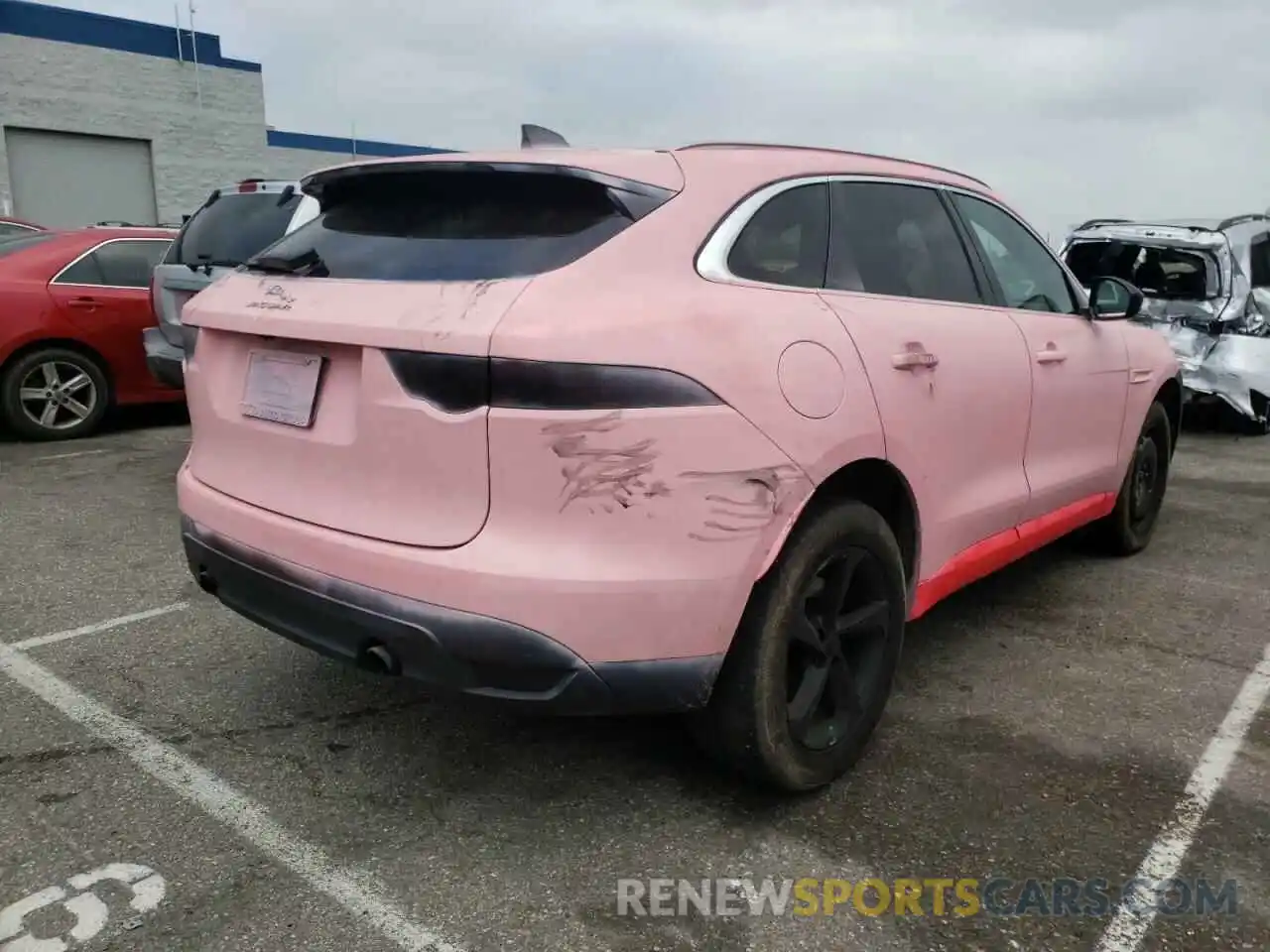 4 Photograph of a damaged car SADCJ2FX9LA621492 JAGUAR F-PACE 2020