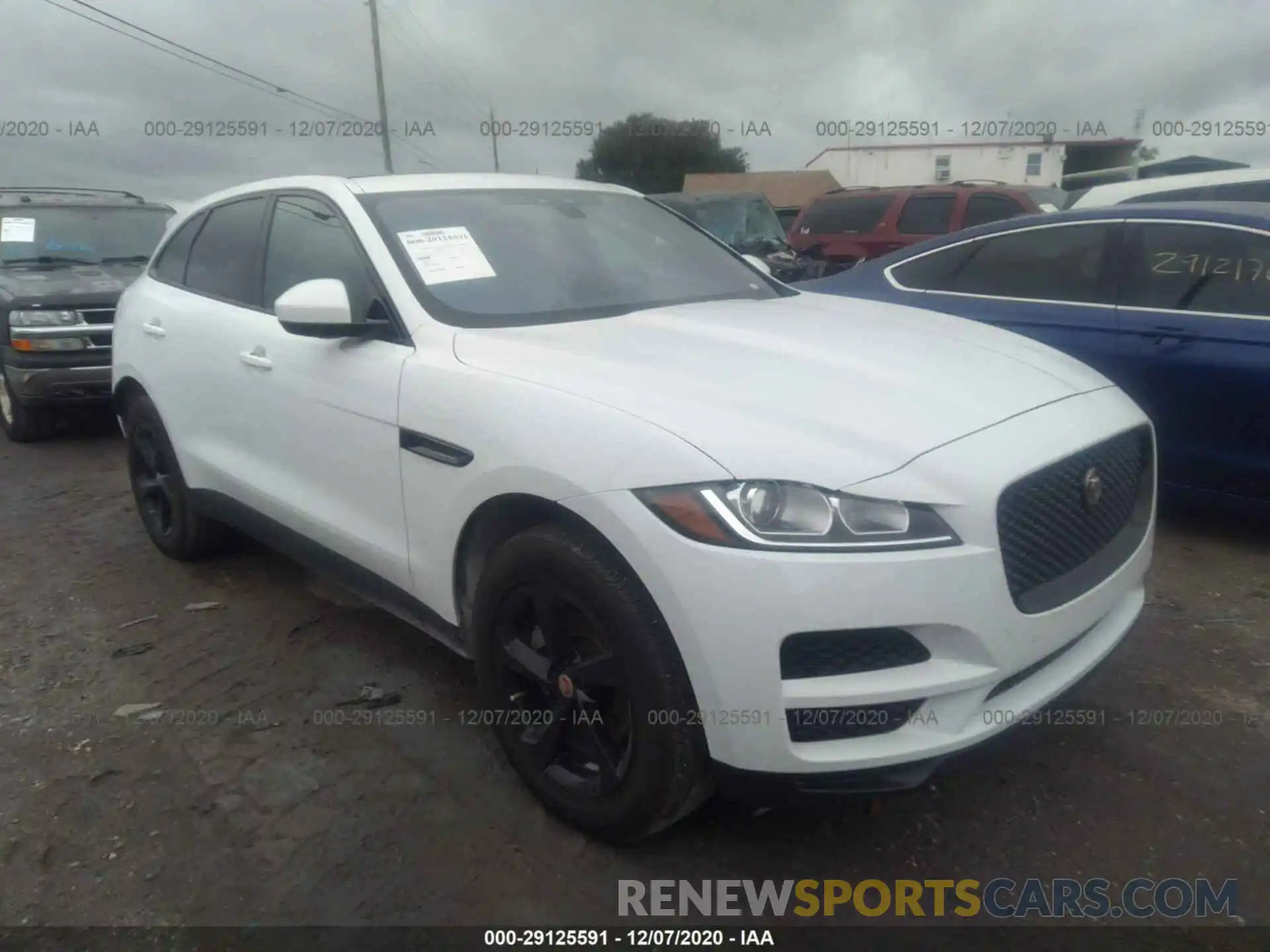 1 Photograph of a damaged car SADCJ2FX9LA624635 JAGUAR F-PACE 2020