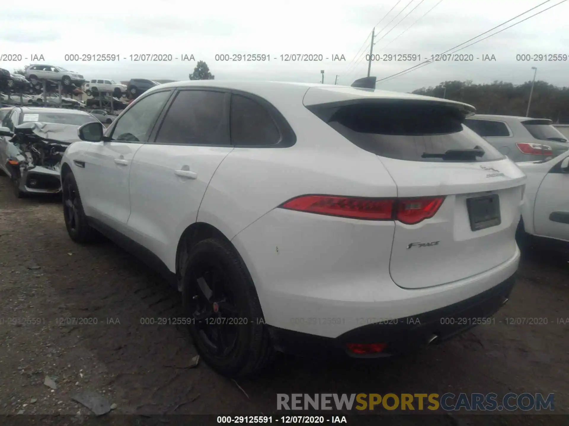 3 Photograph of a damaged car SADCJ2FX9LA624635 JAGUAR F-PACE 2020