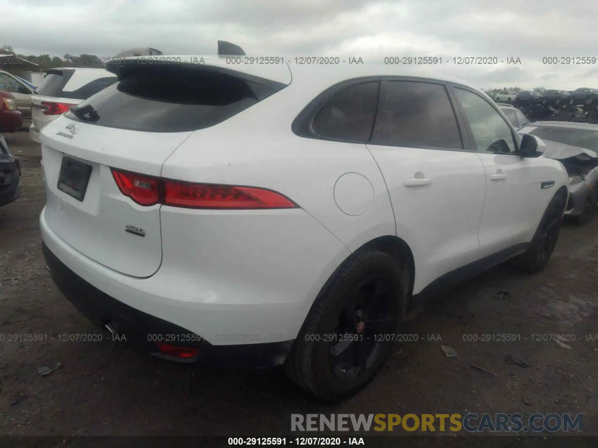 4 Photograph of a damaged car SADCJ2FX9LA624635 JAGUAR F-PACE 2020