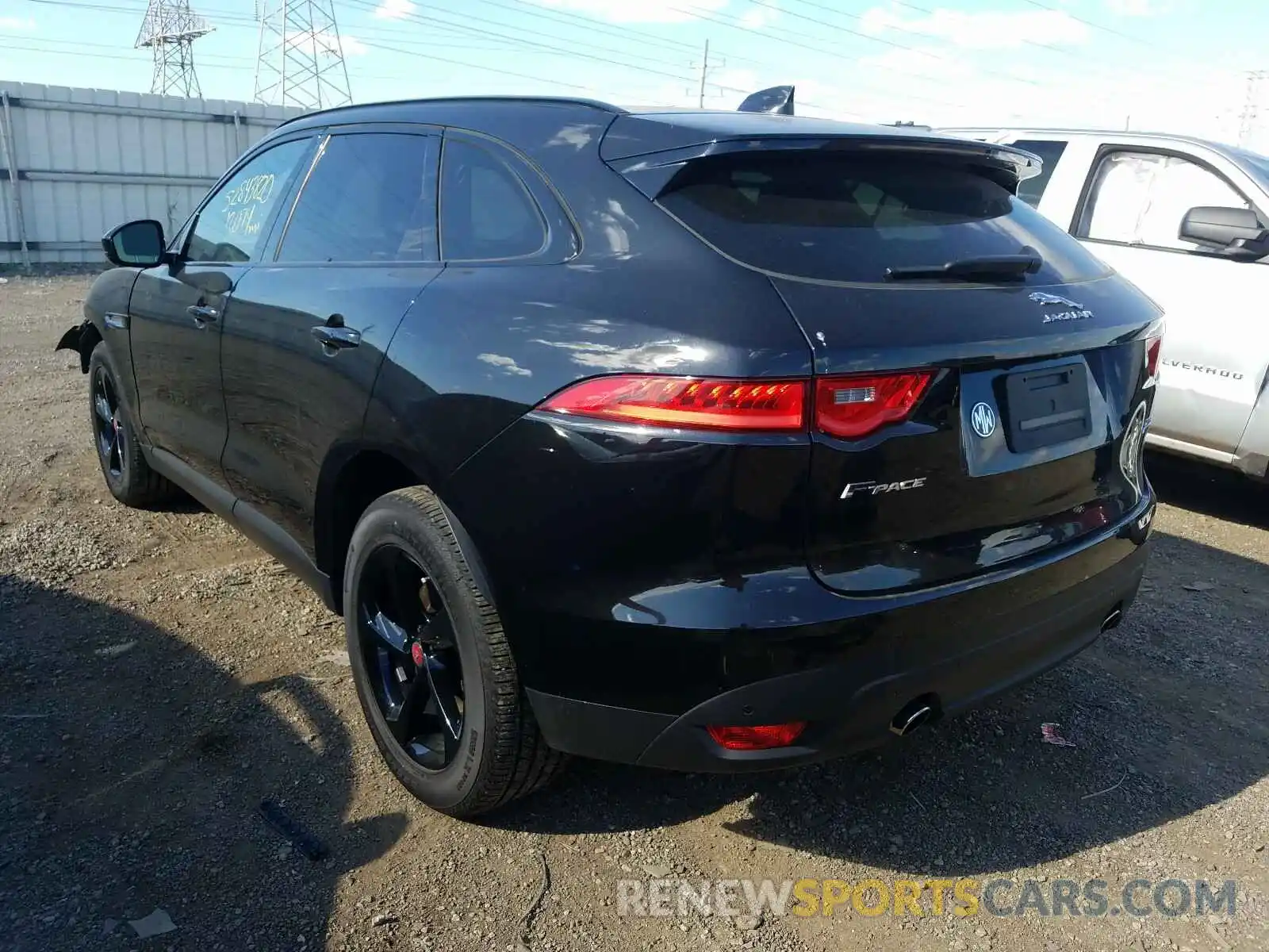 3 Фотография поврежденного автомобиля SADCJ2FX9LA627180 JAGUAR F-PACE 2020