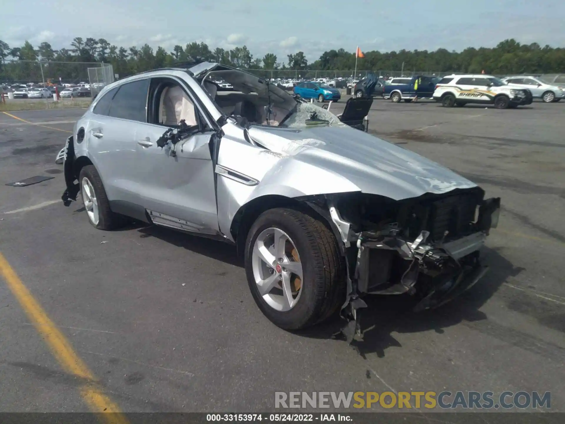 1 Photograph of a damaged car SADCJ2FX9LA632265 JAGUAR F-PACE 2020