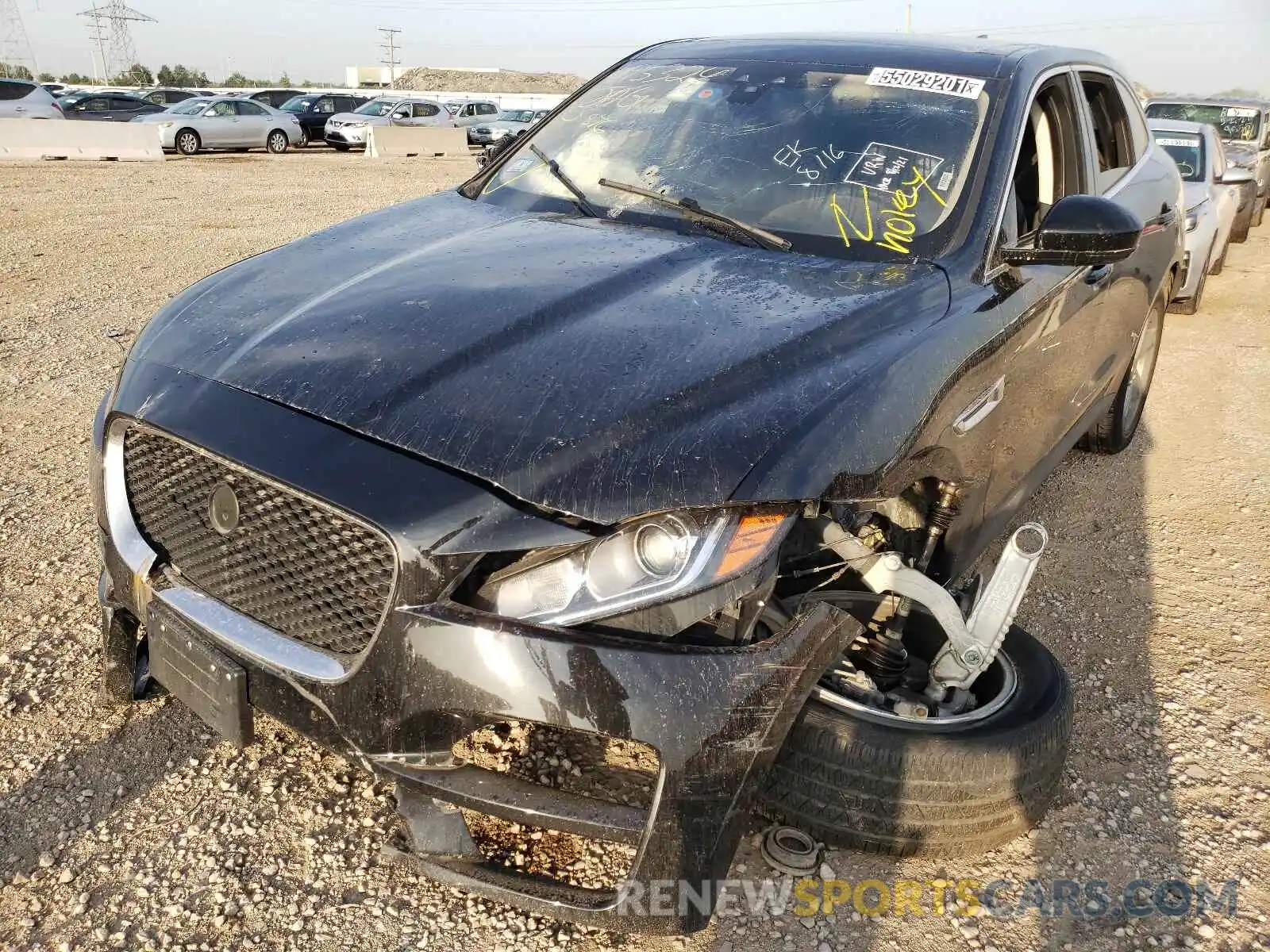 2 Photograph of a damaged car SADCJ2FX9LA640205 JAGUAR F-PACE 2020