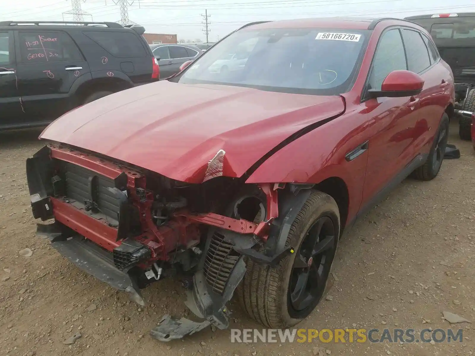 2 Photograph of a damaged car SADCJ2FXXLA631111 JAGUAR F-PACE 2020