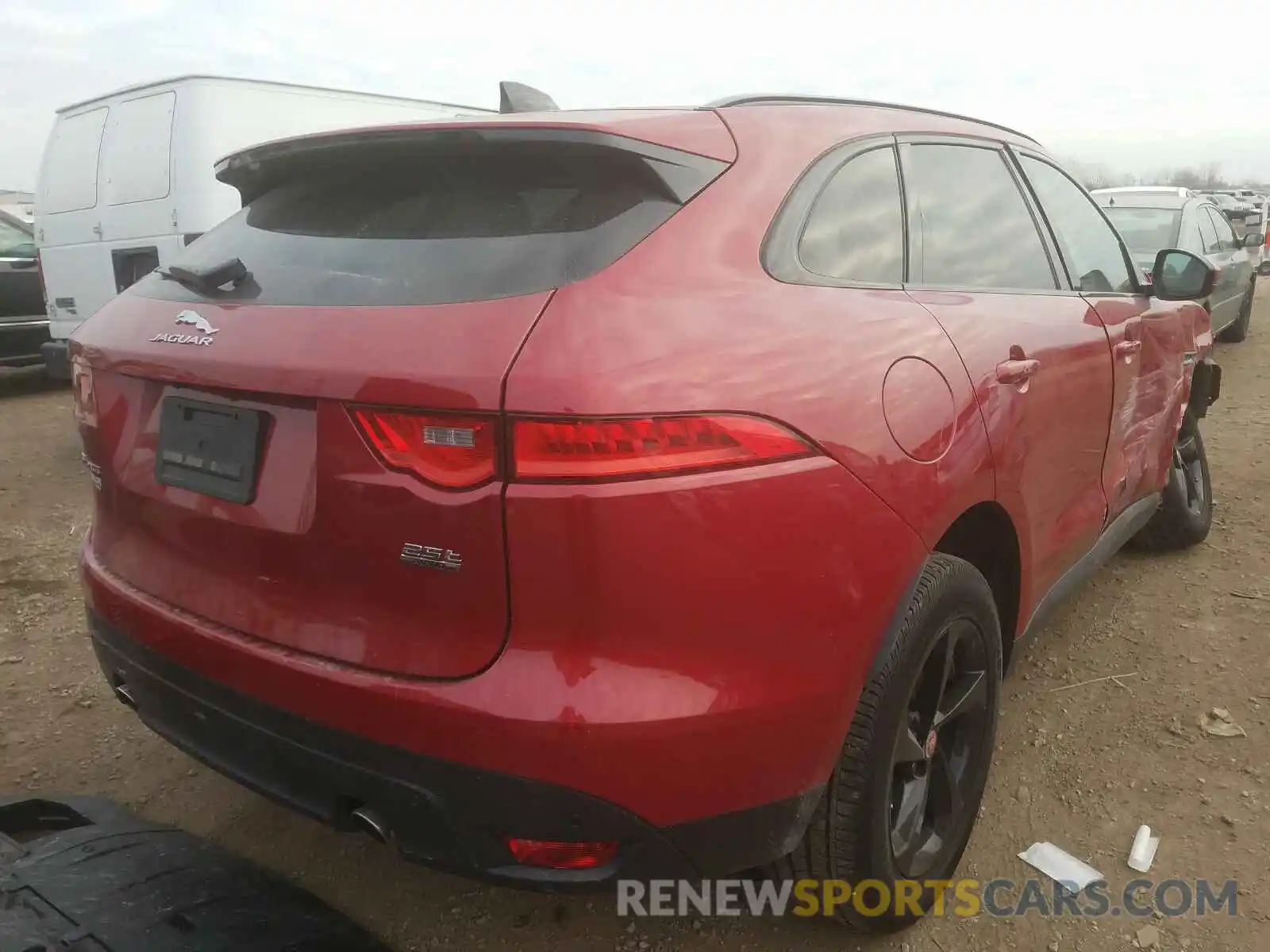 4 Фотография поврежденного автомобиля SADCJ2FXXLA631111 JAGUAR F-PACE 2020