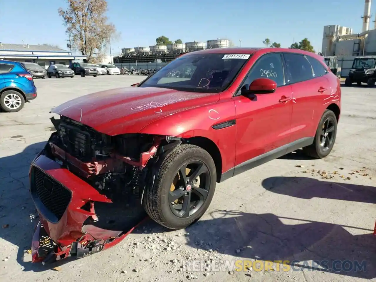 2 Photograph of a damaged car SADCJ2FXXLA631271 JAGUAR F-PACE 2020