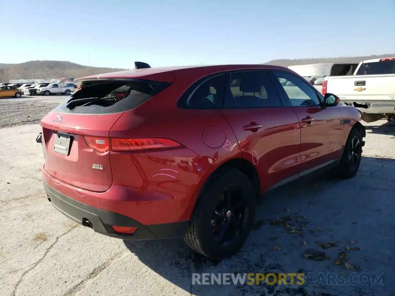 4 Фотография поврежденного автомобиля SADCJ2FXXLA631271 JAGUAR F-PACE 2020