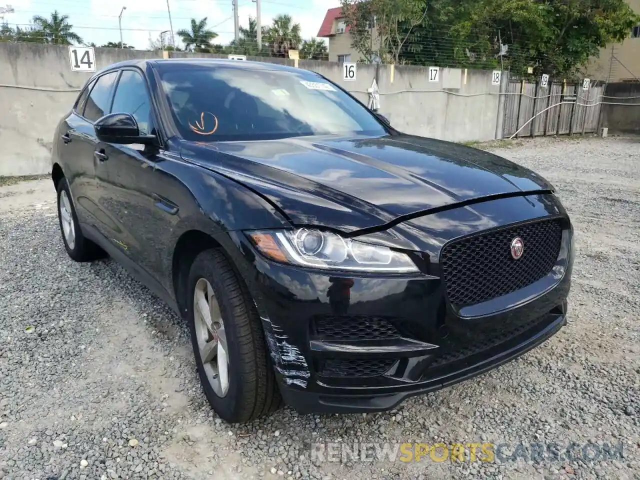 1 Photograph of a damaged car SADCJ2FXXLA645865 JAGUAR F-PACE 2020