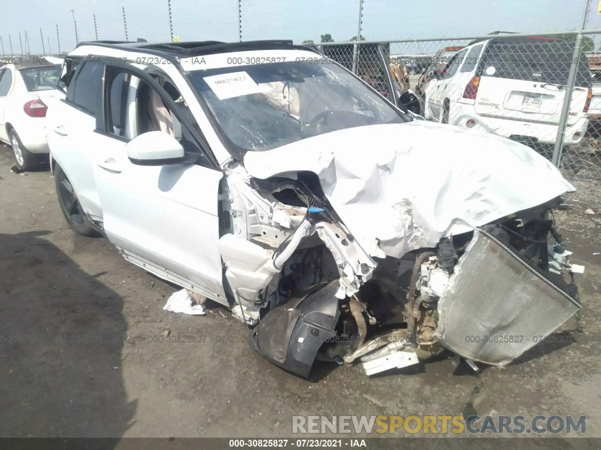 1 Photograph of a damaged car SADCJ2GX5LA620323 JAGUAR F-PACE 2020