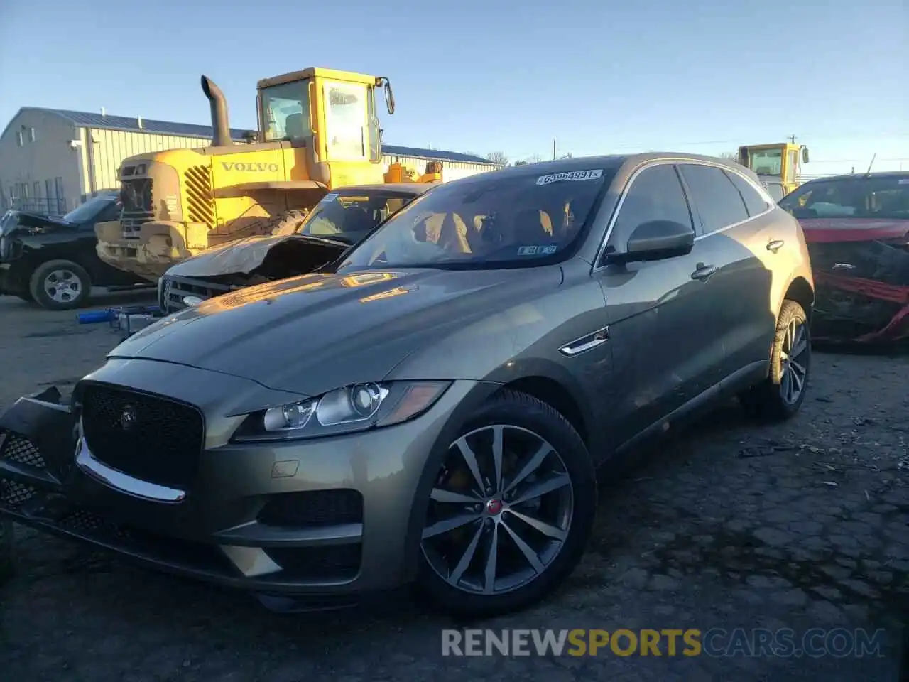 2 Фотография поврежденного автомобиля SADCK2FX0LA618476 JAGUAR F-PACE 2020