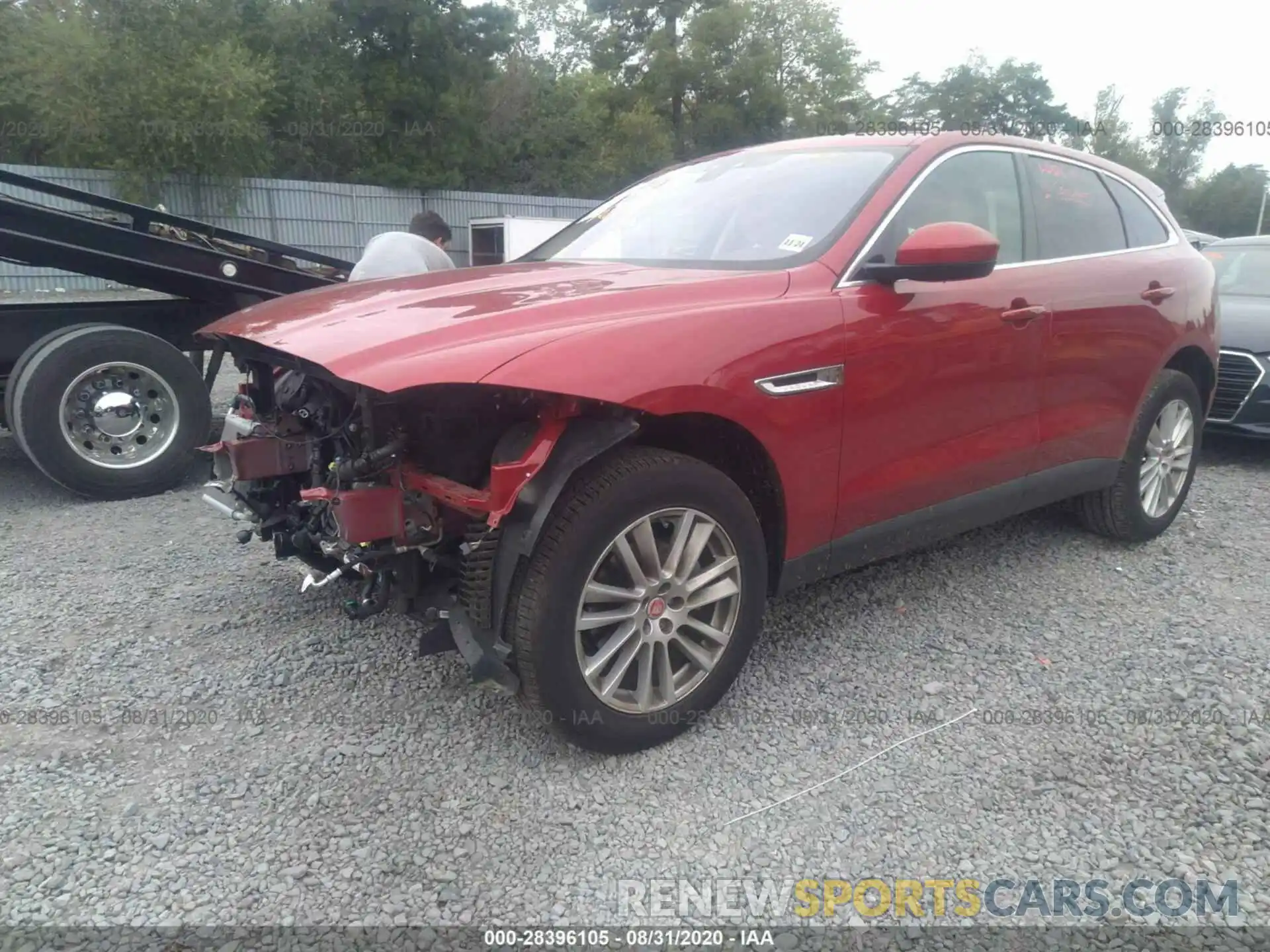 2 Фотография поврежденного автомобиля SADCK2FX0LA627971 JAGUAR F-PACE 2020