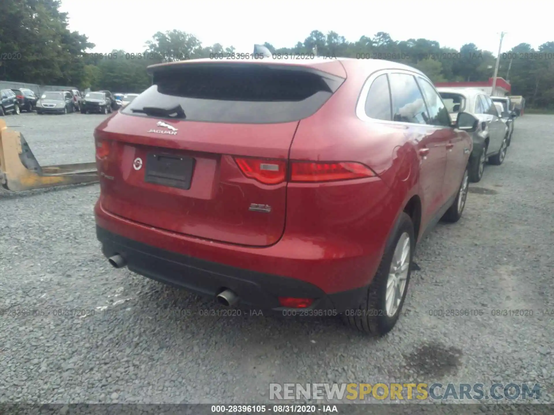 4 Photograph of a damaged car SADCK2FX0LA627971 JAGUAR F-PACE 2020