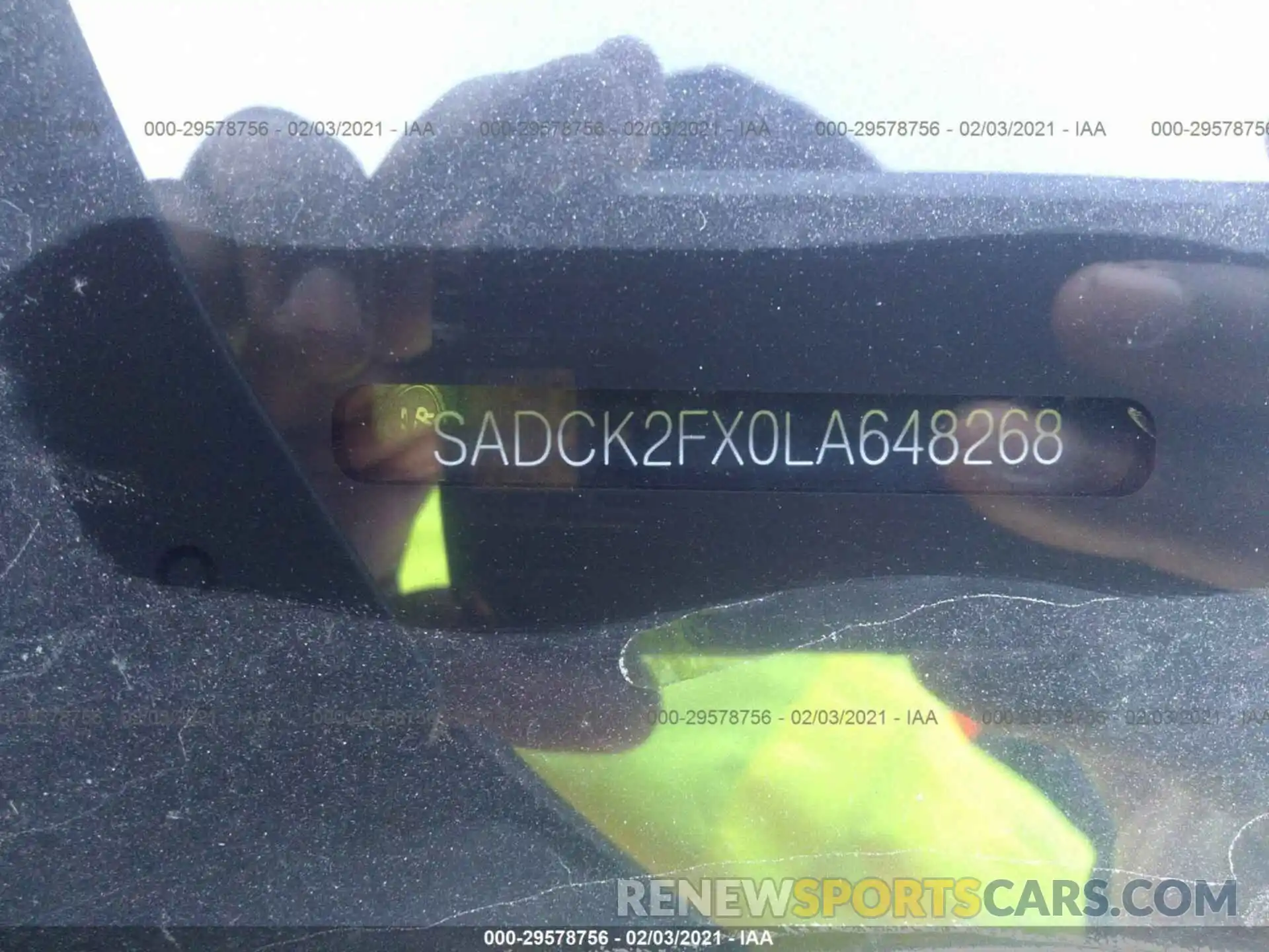 9 Photograph of a damaged car SADCK2FX0LA648268 JAGUAR F-PACE 2020