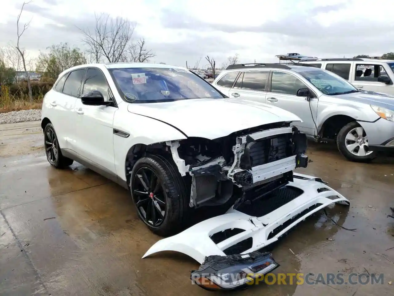 1 Photograph of a damaged car SADCK2FX1LA618907 JAGUAR F-PACE 2020