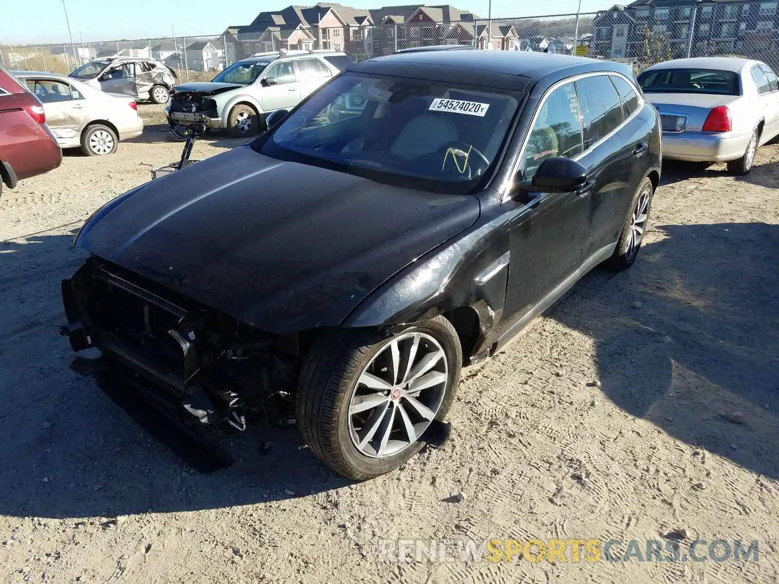 2 Фотография поврежденного автомобиля SADCK2FX2LA631665 JAGUAR F-PACE 2020