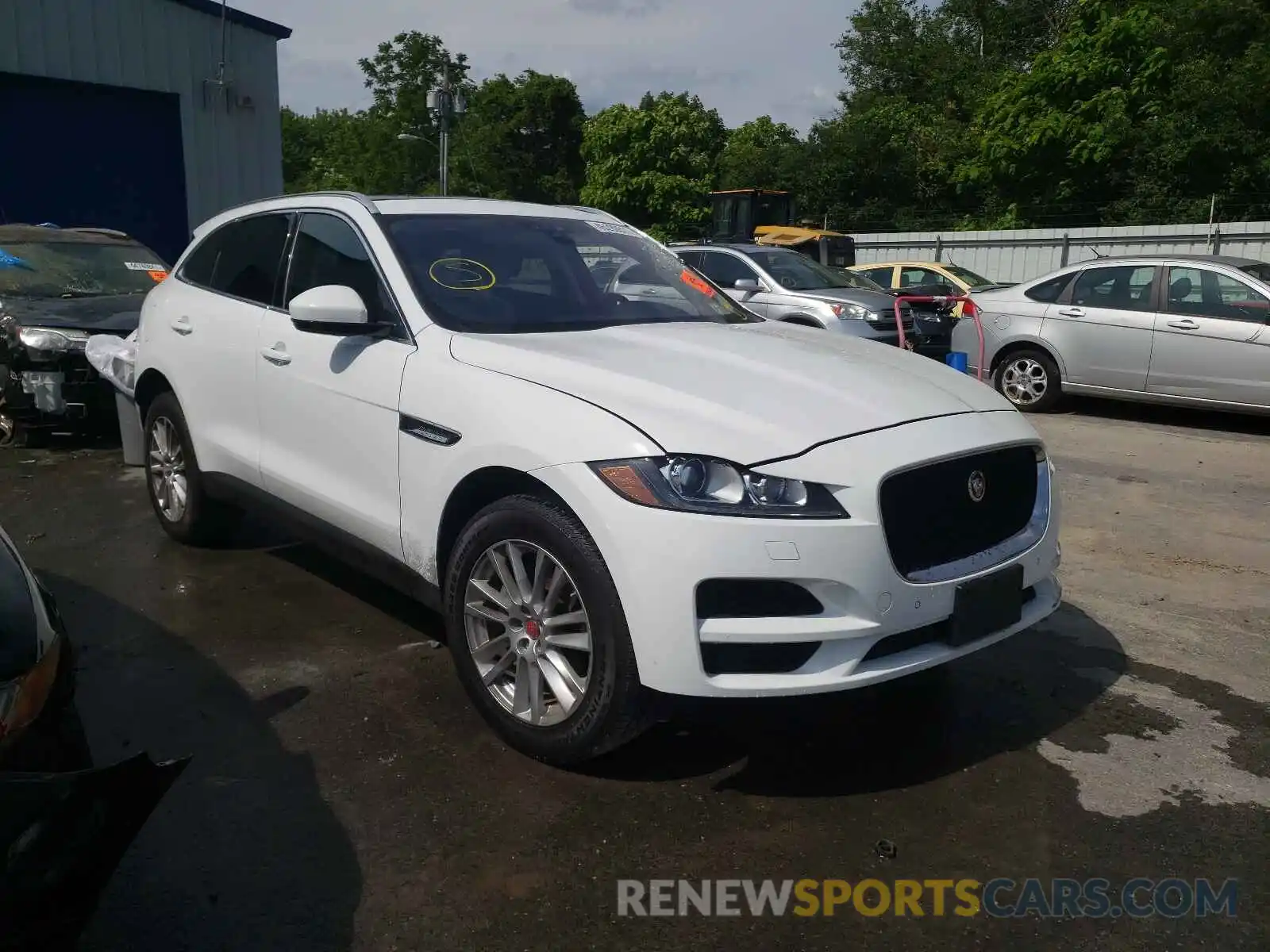 1 Photograph of a damaged car SADCK2FX5LA627903 JAGUAR F-PACE 2020