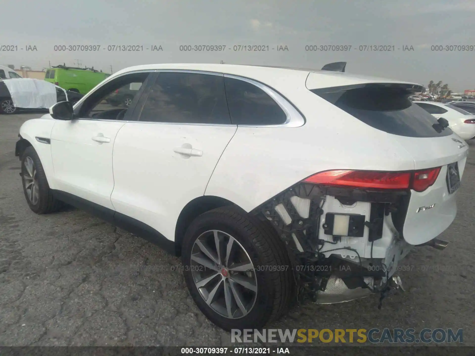 3 Фотография поврежденного автомобиля SADCK2FX5LA657936 JAGUAR F-PACE 2020