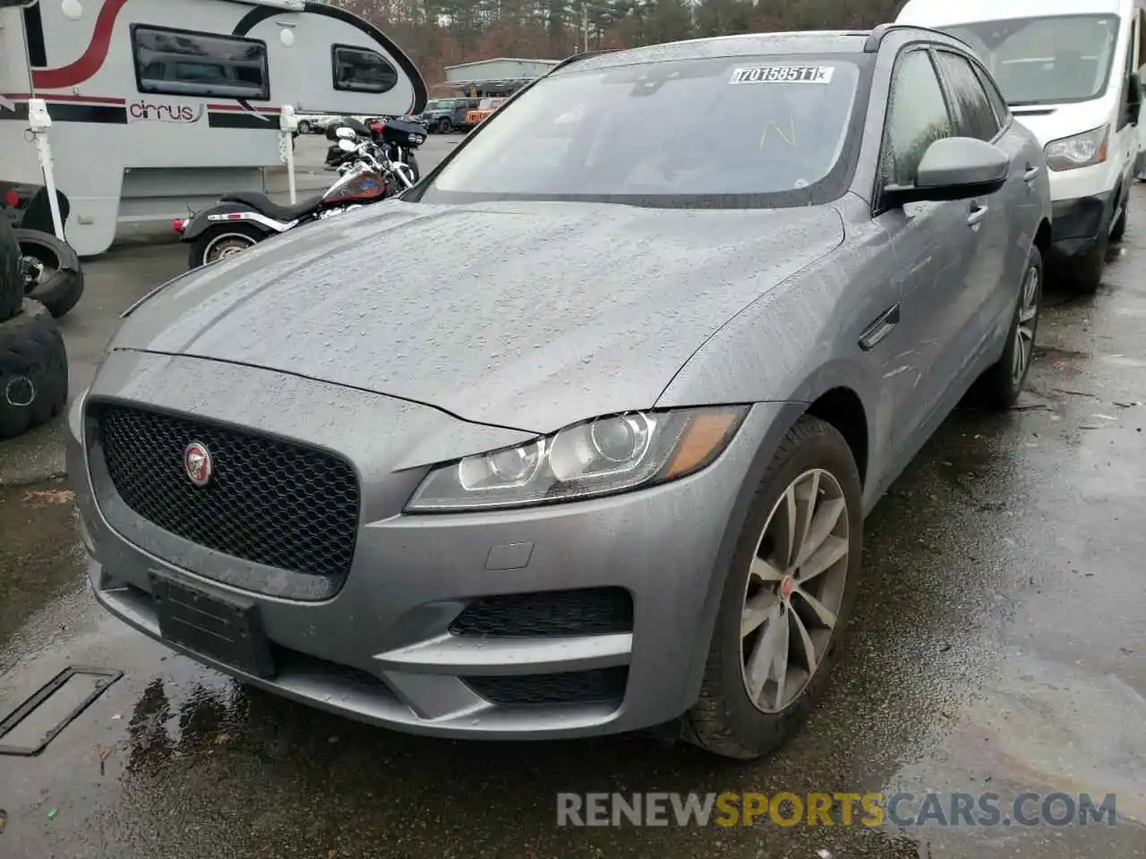 2 Фотография поврежденного автомобиля SADCK2FX6LA633161 JAGUAR F-PACE 2020