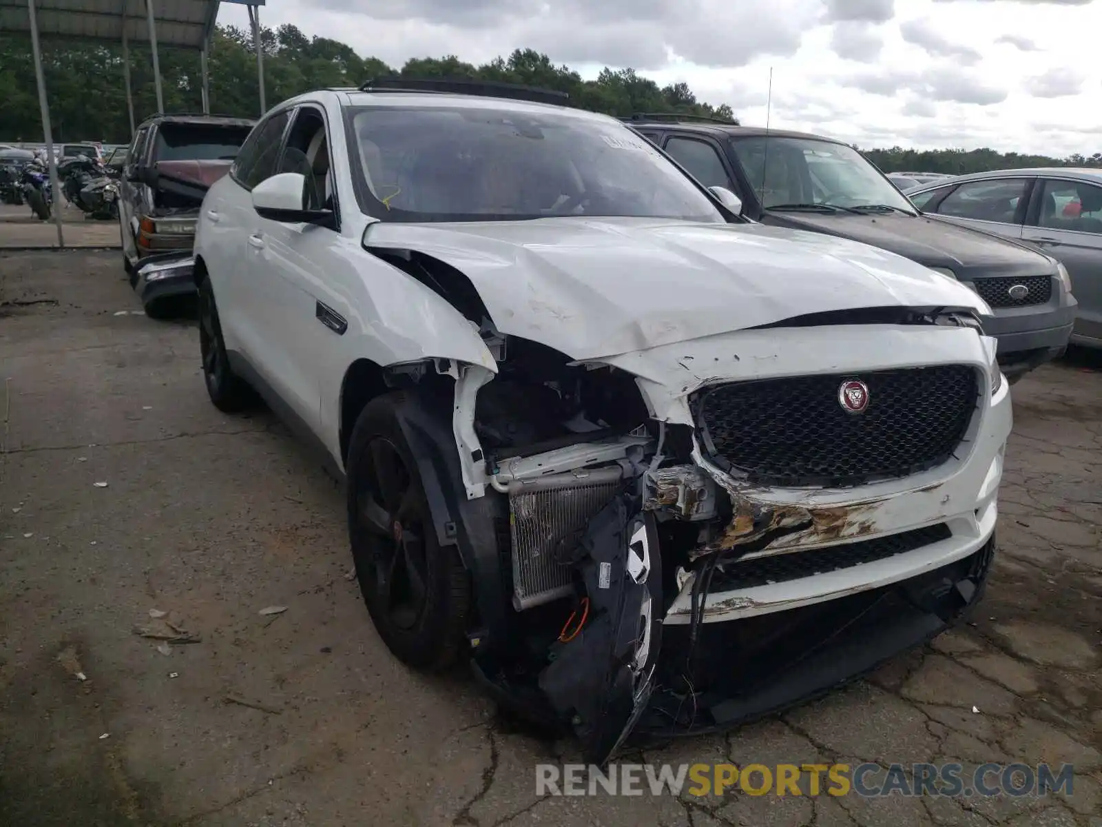 1 Photograph of a damaged car SADCK2FX6LA643852 JAGUAR F-PACE 2020