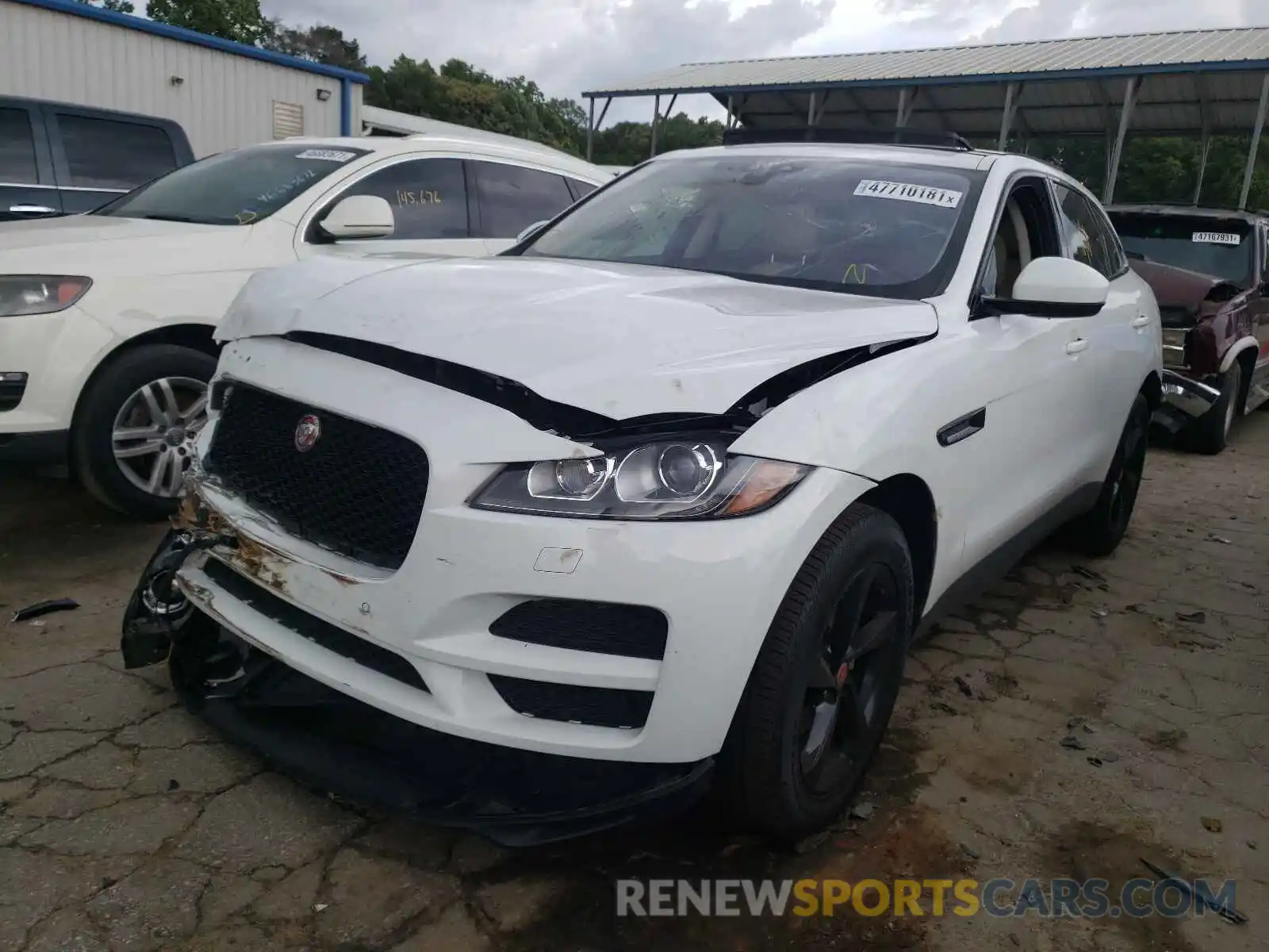 2 Фотография поврежденного автомобиля SADCK2FX6LA643852 JAGUAR F-PACE 2020