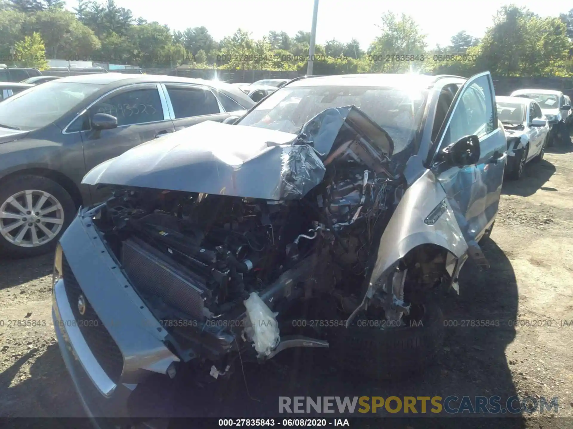 2 Photograph of a damaged car SADCK2FX7LA618216 JAGUAR F-PACE 2020