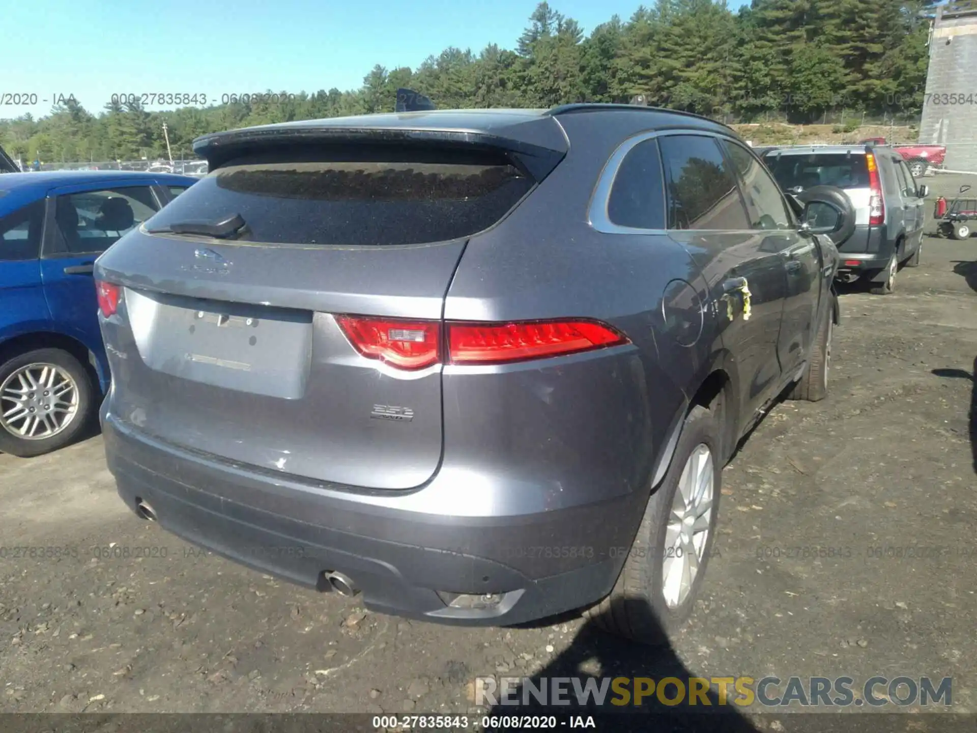 4 Фотография поврежденного автомобиля SADCK2FX7LA618216 JAGUAR F-PACE 2020