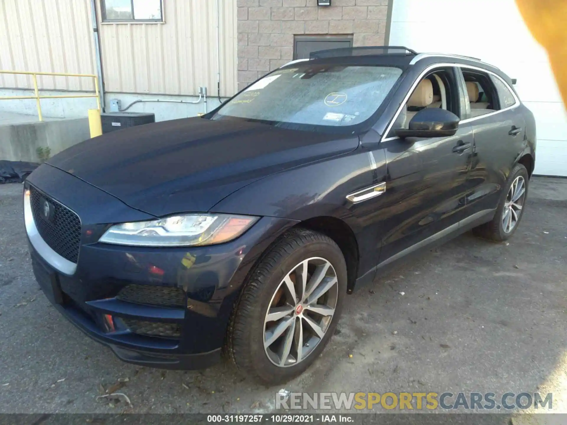 2 Фотография поврежденного автомобиля SADCK2FX7LA630141 JAGUAR F-PACE 2020