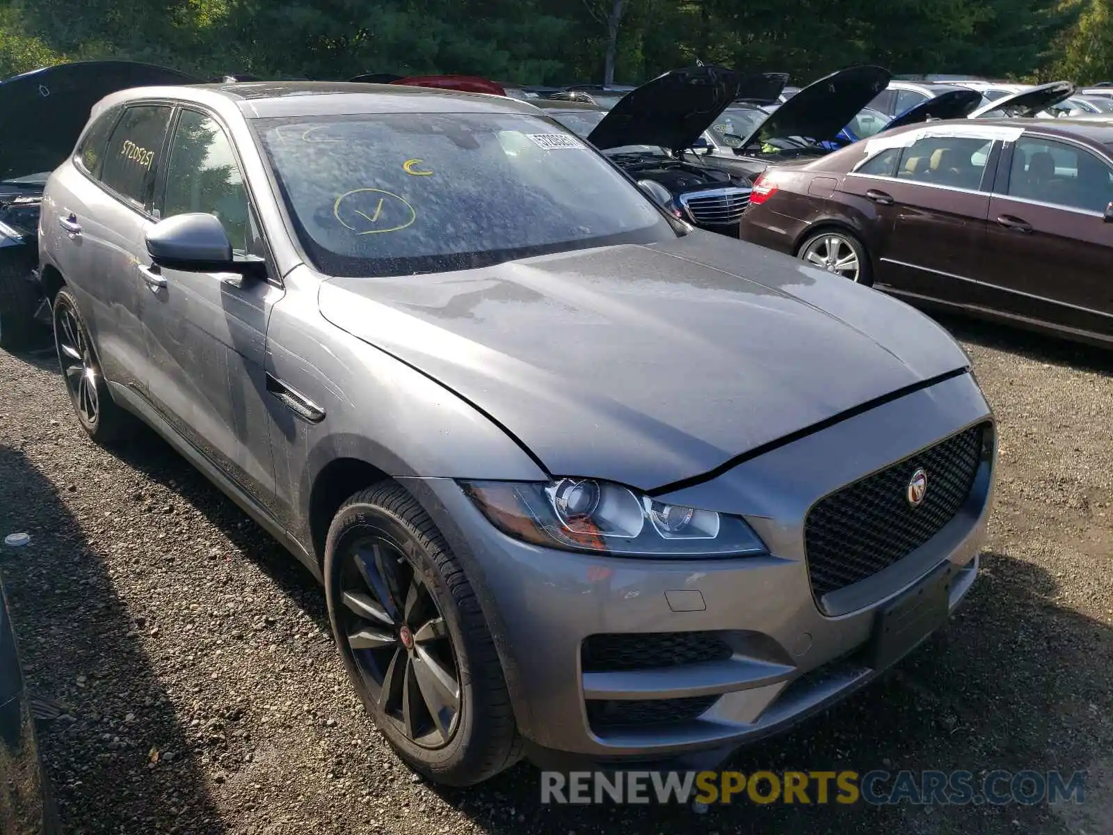 1 Photograph of a damaged car SADCK2FX7LA630267 JAGUAR F-PACE 2020