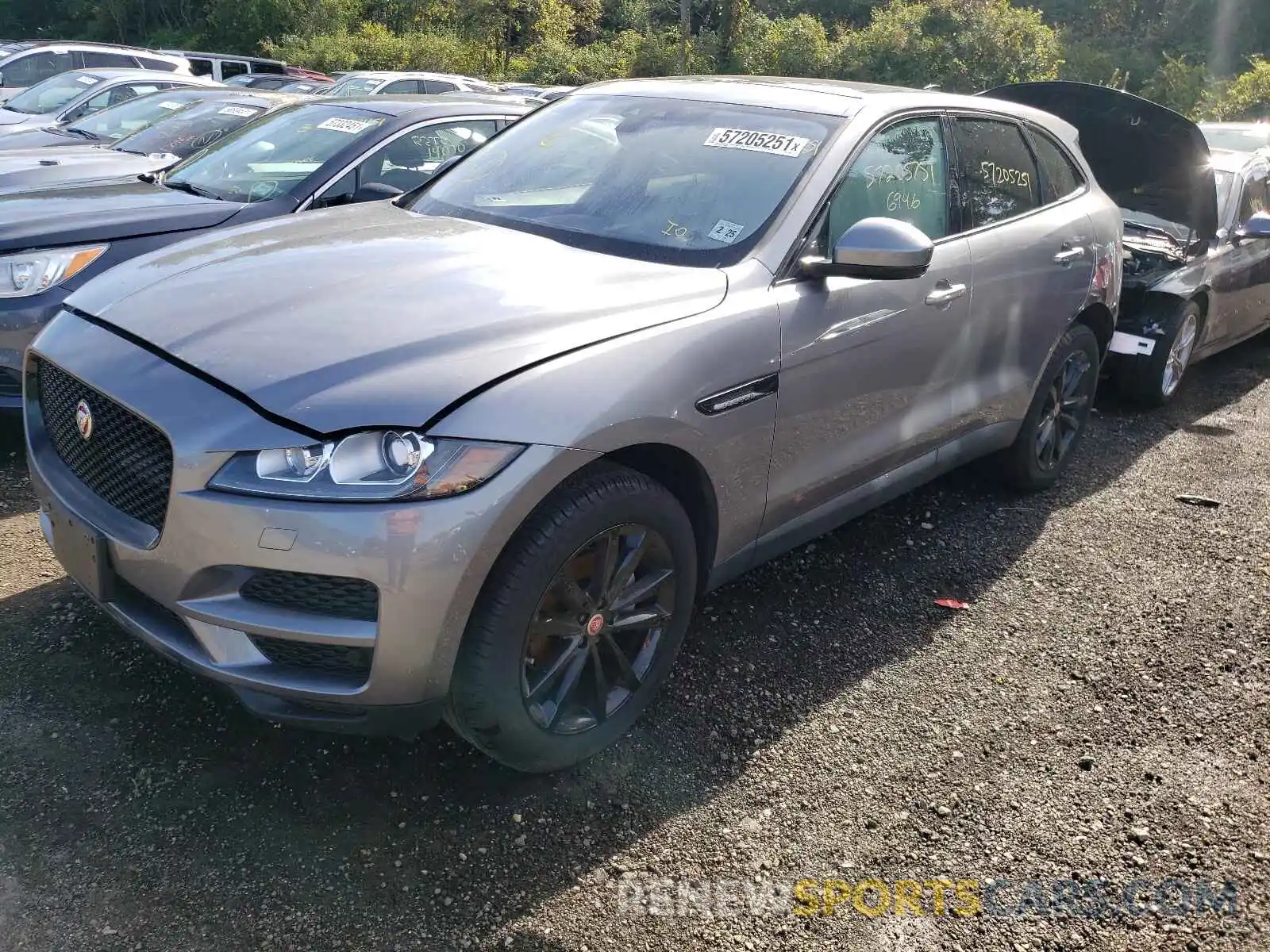 2 Фотография поврежденного автомобиля SADCK2FX7LA630267 JAGUAR F-PACE 2020