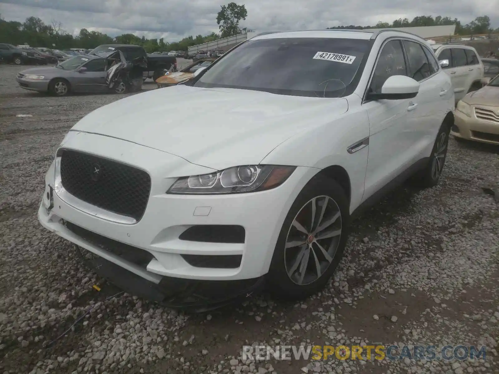 2 Фотография поврежденного автомобиля SADCK2FX7LA631340 JAGUAR F-PACE 2020