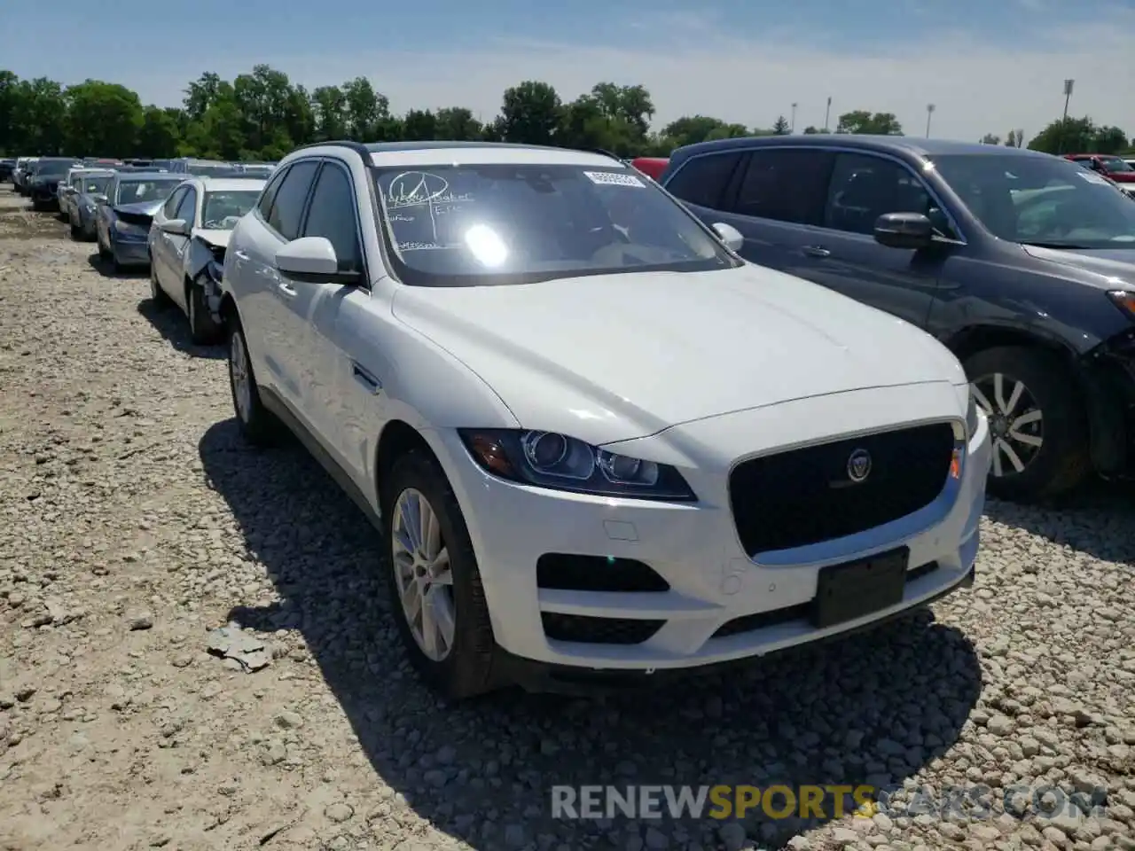 1 Photograph of a damaged car SADCK2FX9LA618606 JAGUAR F-PACE 2020