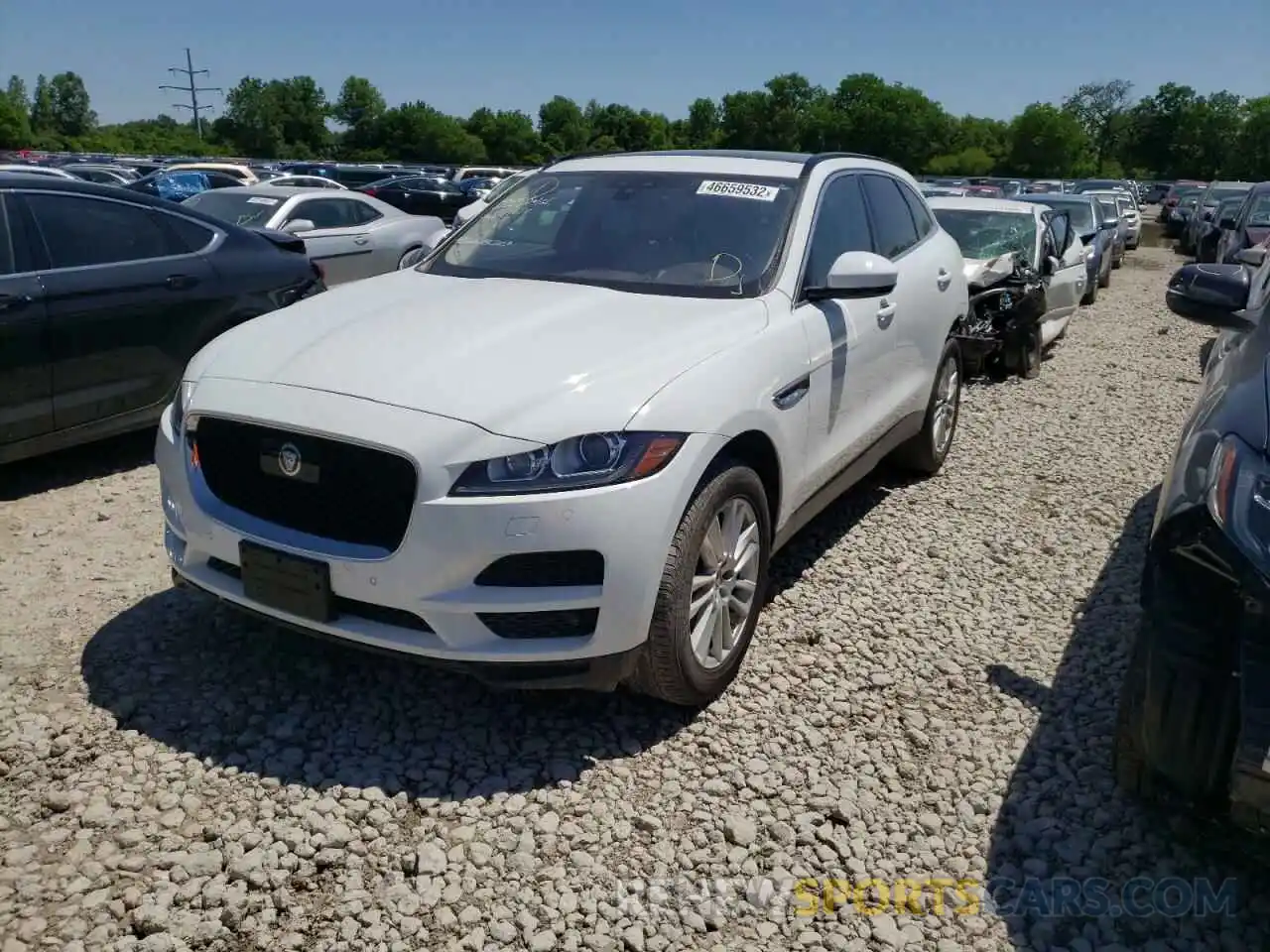 2 Фотография поврежденного автомобиля SADCK2FX9LA618606 JAGUAR F-PACE 2020