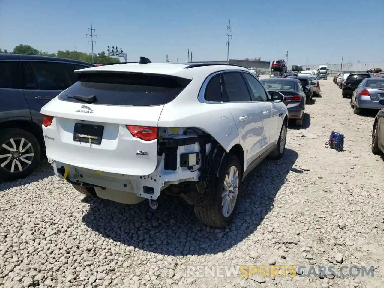 4 Фотография поврежденного автомобиля SADCK2FX9LA618606 JAGUAR F-PACE 2020