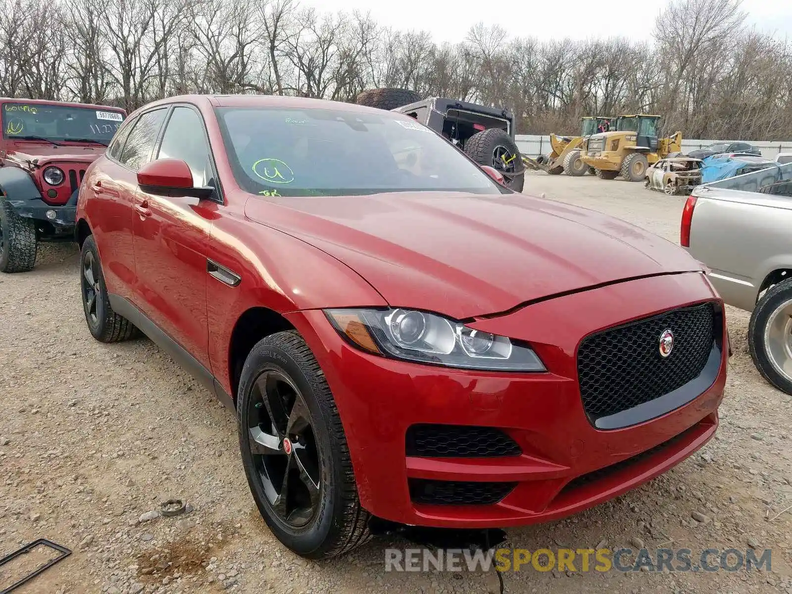 1 Photograph of a damaged car SADCK2FX9LA627600 JAGUAR F-PACE 2020