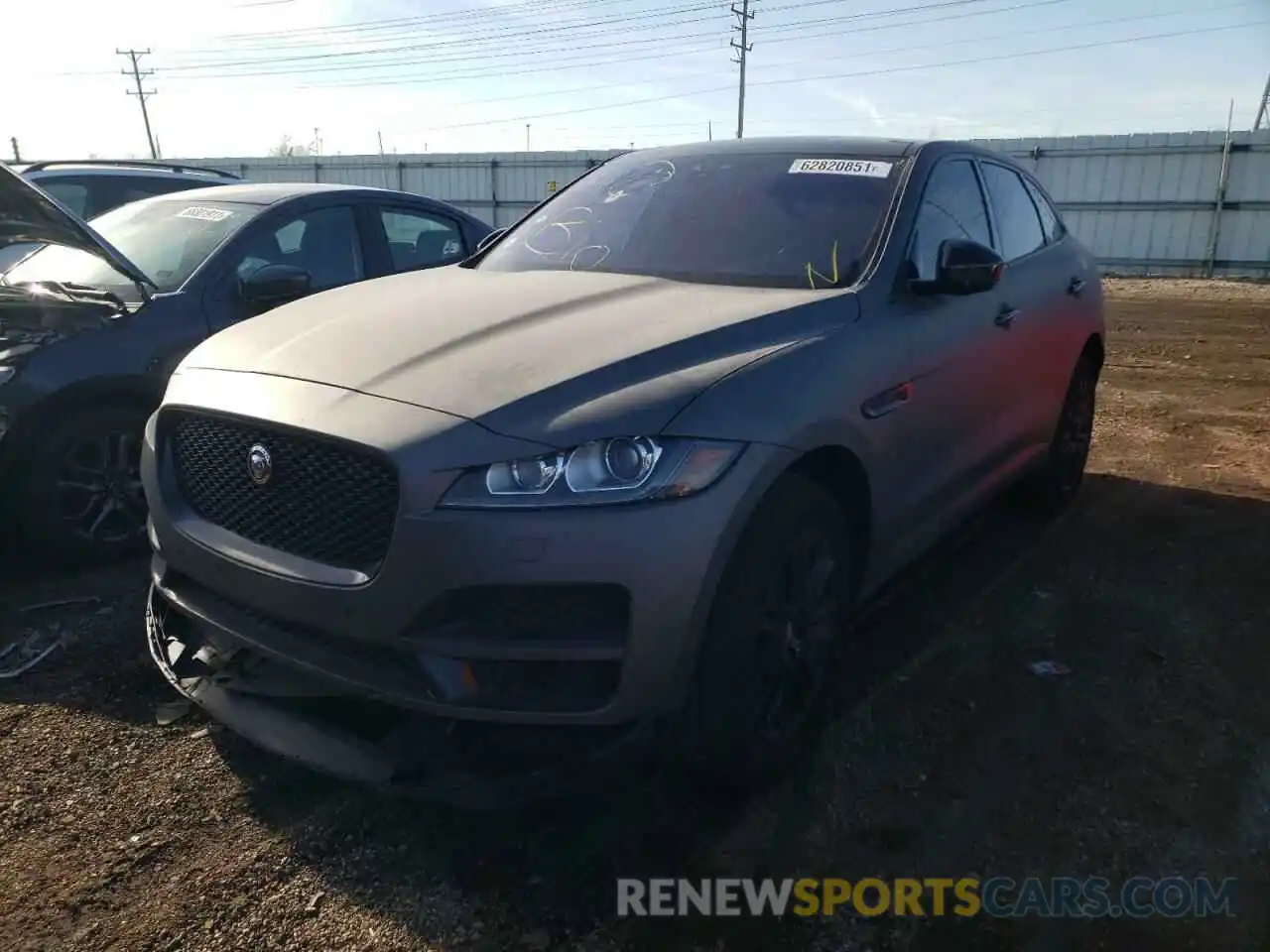 2 Фотография поврежденного автомобиля SADCK2GX0LA634627 JAGUAR F-PACE 2020