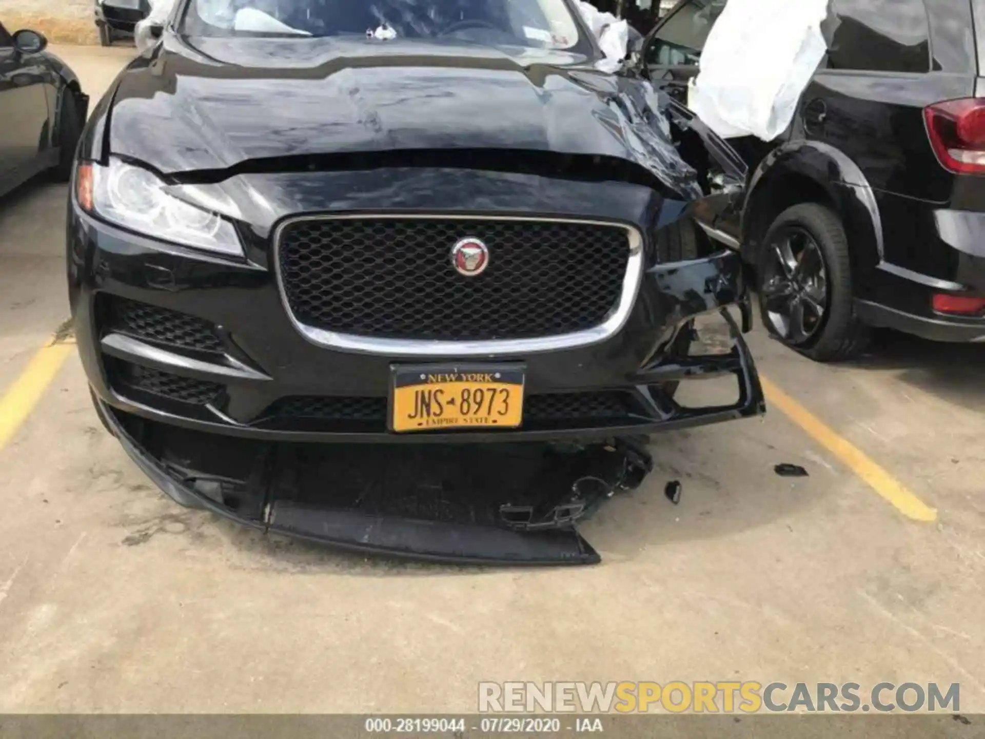 1 Photograph of a damaged car SADCK2GX0LA636376 JAGUAR F-PACE 2020