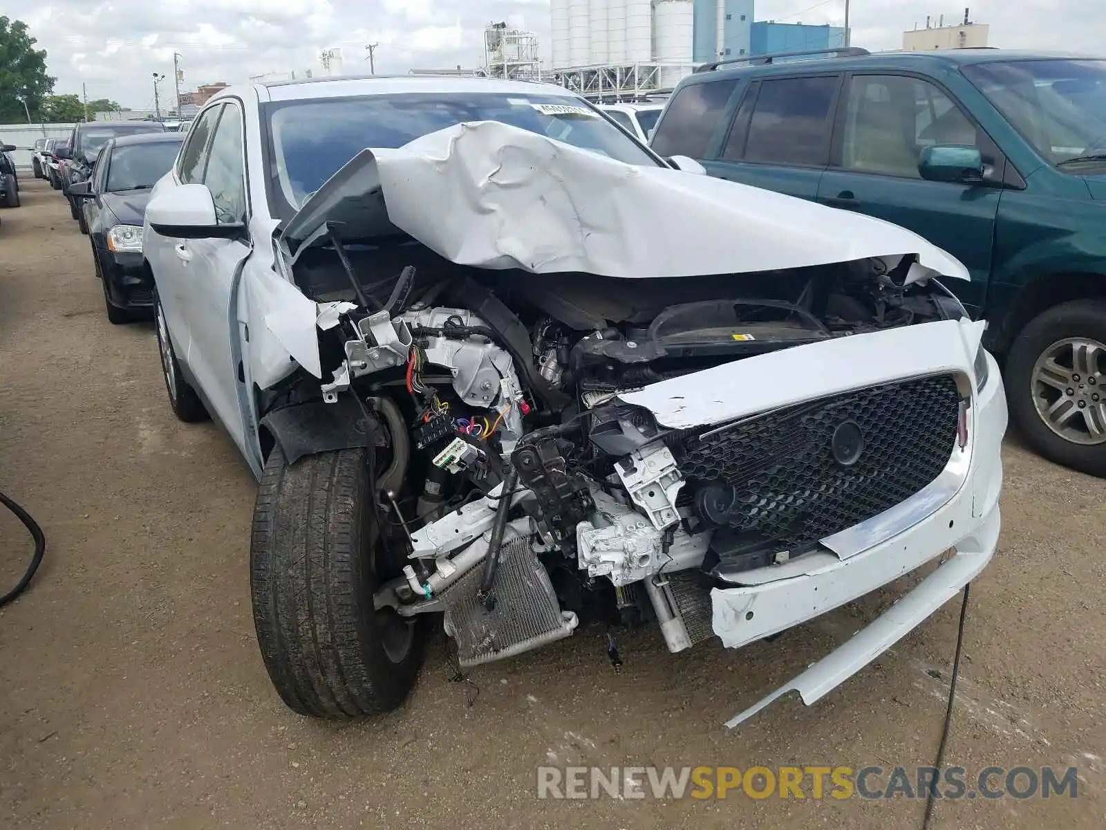 1 Photograph of a damaged car SADCK2GX0LA636569 JAGUAR F-PACE 2020