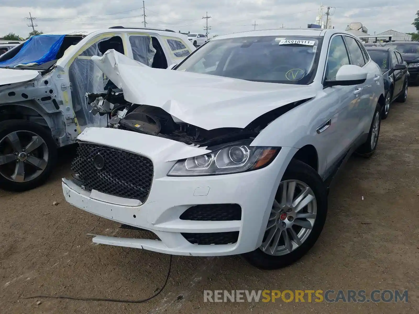 2 Photograph of a damaged car SADCK2GX0LA636569 JAGUAR F-PACE 2020