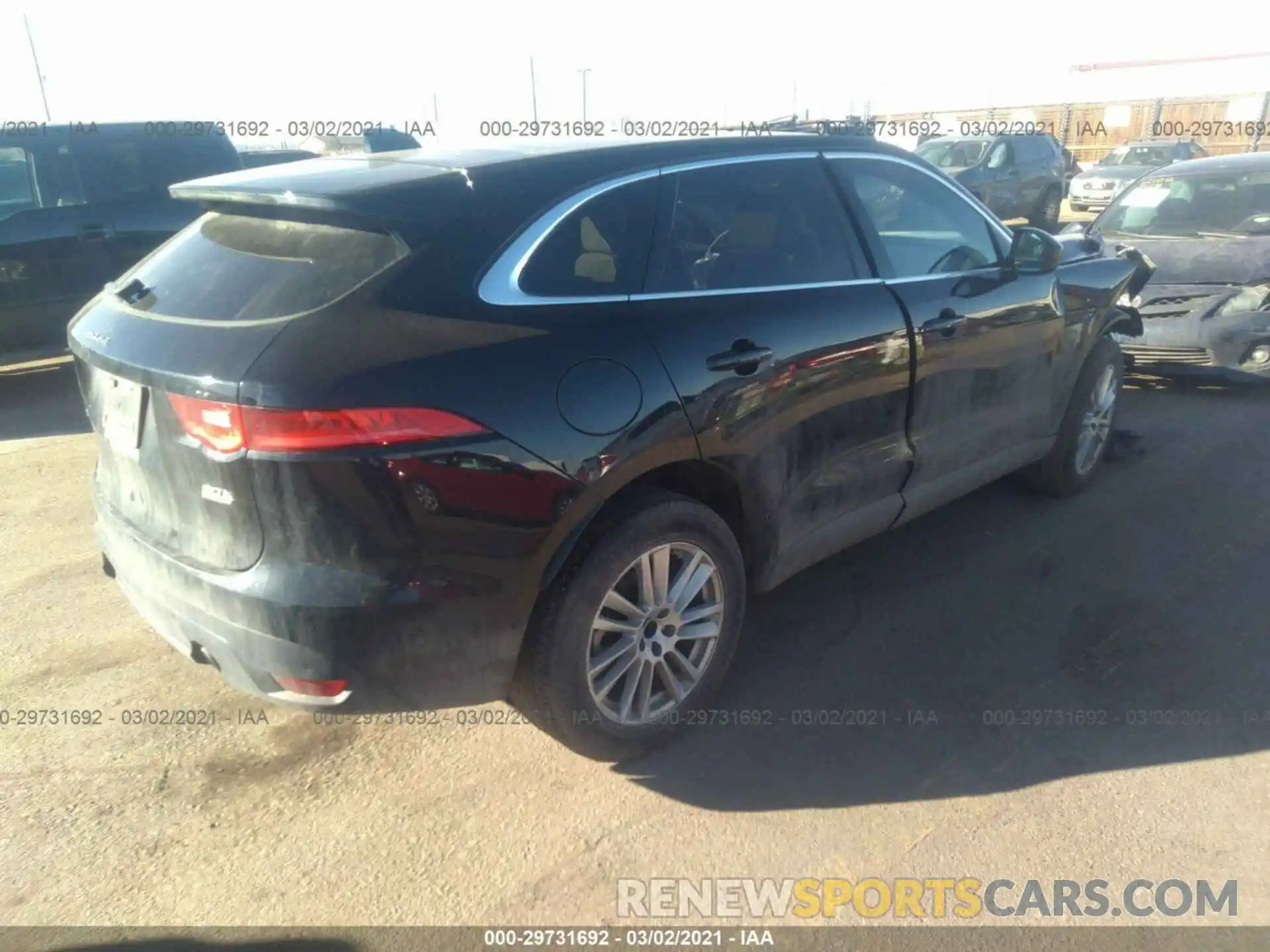 4 Фотография поврежденного автомобиля SADCK2GX0LA637690 JAGUAR F-PACE 2020