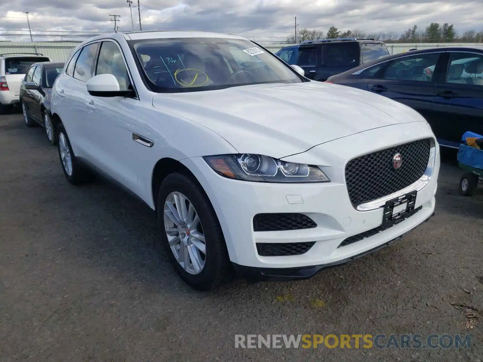 1 Photograph of a damaged car SADCK2GX0LA637852 JAGUAR F-PACE 2020