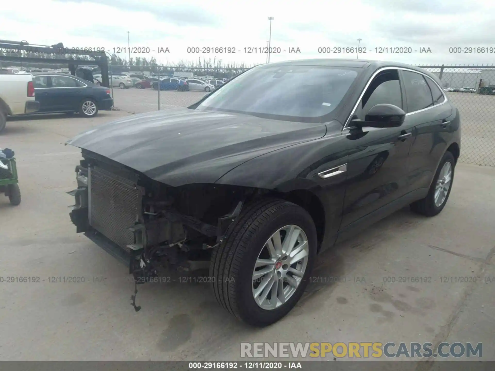 2 Фотография поврежденного автомобиля SADCK2GX0LA638418 JAGUAR F-PACE 2020