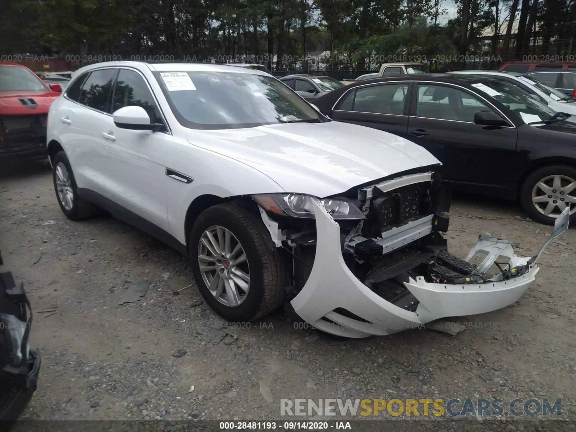 1 Photograph of a damaged car SADCK2GX0LA639858 JAGUAR F-PACE 2020