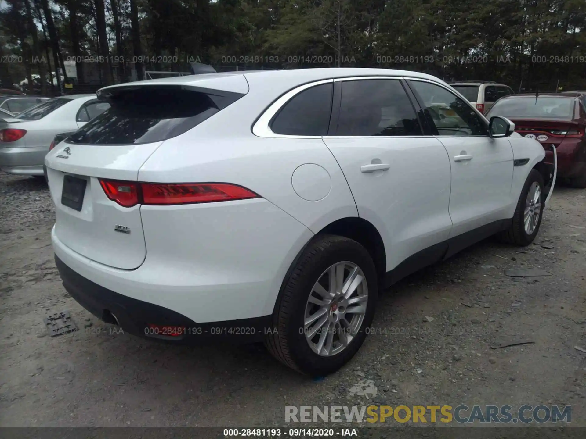 4 Фотография поврежденного автомобиля SADCK2GX0LA639858 JAGUAR F-PACE 2020